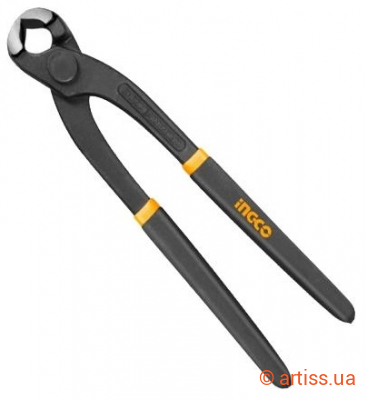 Купити Ingco в'язальні L=230 мм гострогубці Фото кліщі в'язальні ingco industrial l=230 мм (hrp02230)