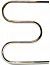 2) - Фото полотенцесушитель змеевик 30 500 х 400 (нерж)
