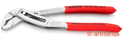 Купити Knipex 1 1/2" (0-42мм) L=180мм кліщі переставні Фото кліщі сантехнічні alligator 1 1/2" (0-42мм) l=180мм knipex (88 03 180)