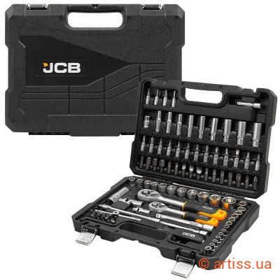 Фото набір инструментів 6-гранний 94 од 1/4", 3/8" jcb tools  jcb-4941-5ds