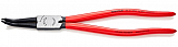 Щипці для внутрішніх стопорних кілець в отворах під кутом 45° Knipex L=310 мм (44 31 J42)