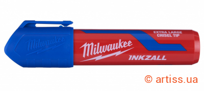 Фото маркер для будмайданчика супер-великий milwaukee inkzall синій - xl (4932471561)