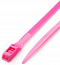 4) - Фото стяжка нейлонова кабельна з низьким профілем замку 8x400 рожева apro (ctlc-4010)