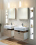 2) - Фото зеркало для ванны kolo twins 60 венге-белый