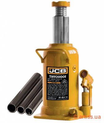 Фото домкрат пляшковий гідравлічний 20т jcb tools jcb-th920001