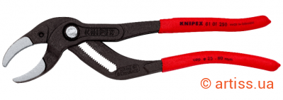 Купити Knipex (25-80мм) L=250мм кліщі переставні Фото щипці трубні для сифонів і з’єднувачів knipex (25-80мм) l=250мм (81 01 250)