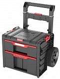 Ящик для інструментів на колесах Qbrick System PRO CART 2.0 PLUS DRAWER 2 (SKRWQCP2PD2CZAPG001)