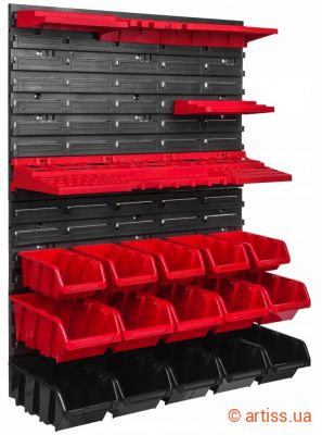 Фото панель для інструментів 58х78см на 15 великих контейнерів kistenberg mix569