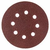 Шліфувальний круг на липучці Ø 125мм P100 8 отворів (5 шт) Vitals 196036