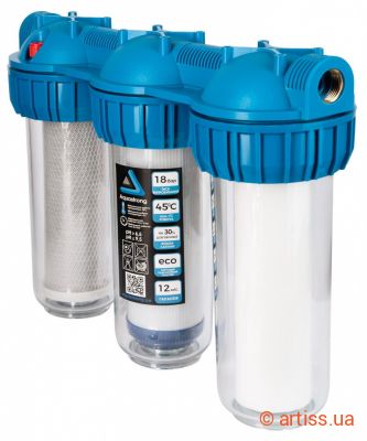 Придбати Aquastrong MP3 10-3P 1/2" (MP3-10312) фільтр Фото фільтр магістральний aquastrong mp3 10-3p 1/2" (mp3-10312)