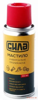 Купити Сила проникаюче рідкий ключ 100мл мастило Фото мастило проникаюче "рідкий ключ" 100мл сила (951521)