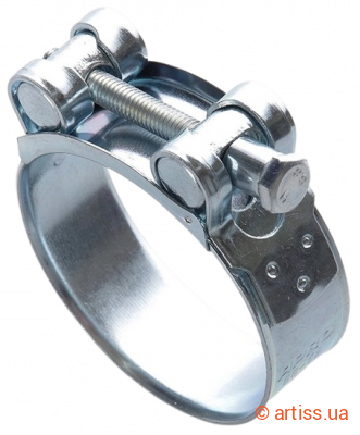 Фото хомут силовий оцинкований w1 56-59мм apro (hda1-15)