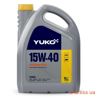 Купити YUKO DYNAMIC SG, CD 15W-40 5л моторне мастило Фото мастило моторне dynamic sg, cd 15w-40 5л yuko (020519)