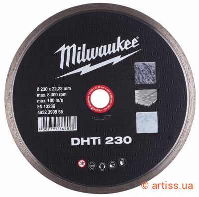 Фото диск алмазний milwaukee dhti 230 (4932399555)