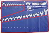 Набір ключів комбінованих King Tony 6-32 мм 26 од. (1226MRN)