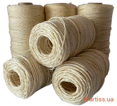 Фото шпагат сизалевий 400 г (від 5 кг) дубкан