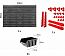 2) - Фото панель навісна для інструментів 58х39см з тримачами та 6 контейнерів kistenberg mix555