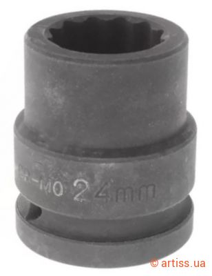 Фото ударна торцева головка 12-гранна 27 мм 1/2" forsage (f-44827)