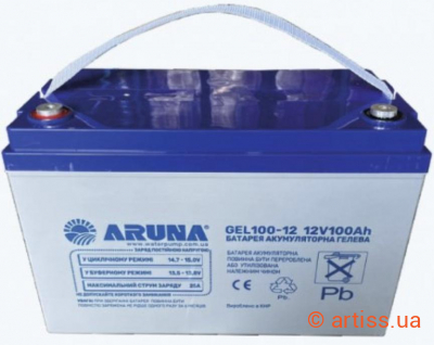 Купити Aruna GEL 120-12 акумулятор для ел.інструменту Фото акумулятор aruna gel 120-12