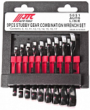 Набір ключів комбінованих з тріскачкою JTC 8-17 мм 9 од. (5051 JTC)