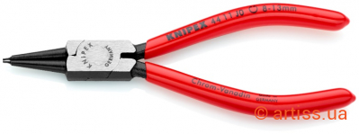 Купити Knipex 8 – 13 Ø мм, Ø наконечника 0,9 мм щипці для стопорних кілець Фото щипці для внутрішніх стопорних кілець knipex l=140 мм (44 11 j0)