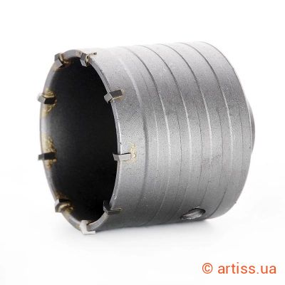 Фото свердло корончате по бетону ø 75 мм l70 мм apro (819009)