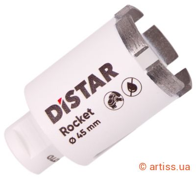 Фото свердло алмазне 45мм 45x45-5xm14 rocket distar 11120049021