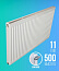 1) - Фото радиатор стальной e.c.a. smart тип 11 500 x 1800