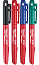 1) - Фото набір маркерів для будмайданчика milwaukee inkzall синій/ червоний/ зелений/ чорний (4 шт) (48223106)