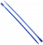 5) - Фото стяжка нейлонова кабельна з низьким профілем замку 8x400 синя apro (ctlc-10424)