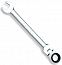1) - Фото ключ комбінований toptul 8 мм з тріскачкою та шарніром (aoah0808)