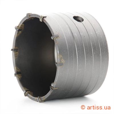 Фото свердло корончате по бетону ø 80 мм l70 мм apro (819010)