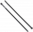 3) - Фото кабельна стяжка багаторазова 5х400мм чорна (100 шт) apro (stm-b5400)