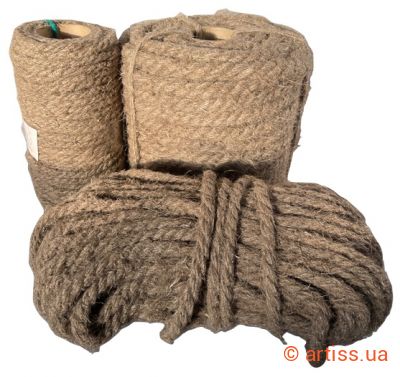 Фото канат льнопеньковий 20 мм (від 50м) дубкан