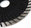 4) - Фото диск відрізний до бетону 125х2,2х22,22мм (22-24%) турбо-хвиля apro (830042)