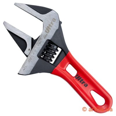 Фото ключ розвідний з тонкими губками укорочений (0-41мм) l=155мм ultra (4100232)