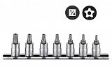 Haбіp біт в головці 1/4" L=25мм TORX PLUS TS10-TS40 с отв. 7oд. Force (20711)