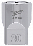 Головка Milwaukee 1/2" 20мм 6-ти гранна (4932480018)