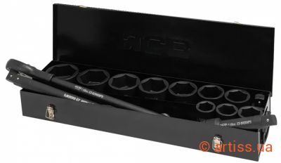 Фото набір 6-ти гранних ударних головок 1" 15 предметів jcb tools  jcb-8141-5mpb