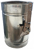 Регулятор тяги дымоходный утепленный стенка 1 мм (нерж/оц)