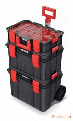 Фото набір ящиків для інструментів 4 в 1 modular solution kistenberg (kmss553585b)