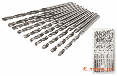 Купити MasterTool HSS (P6M5) Ø 5.8 мм (кратно 10 шт.) свердло Фото свердло по металу ø 5.8 мм hss l93мм з циліндричним хвостовиком mastertool (кратно 10 шт.) (10-1058)