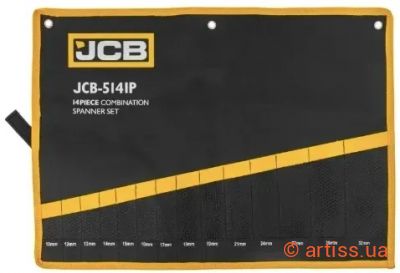Фото чохол (полотно) для ключів під 14 од. jcb tools  jcb-5141p-p