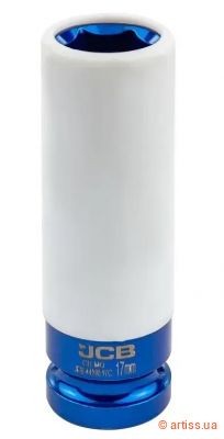 Фото гoлoвкa тopцeвa глибока для легкосплавних дисків 17 мм 1/2" jcb tools (jcb-4458517c)