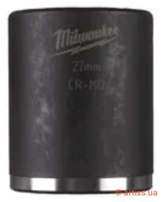 Купити Milwaukee 1/2" SKT 27мм 6-ти гранна головка ударна Фото головка milwaukee 1/2" skt 27мм 6-ти гранна (4932478048)