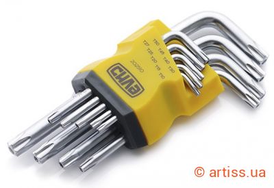 Фото haбіp г-подіб. ключів torx t10h-t50h 9 од. сила 202510