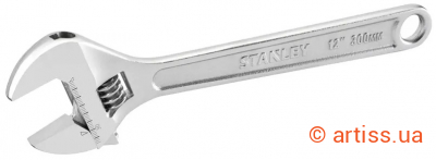 Фото ключ розвідний 12" stanley (0-38мм) l=300мм (stht13156-0)