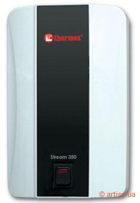 Фото водонагреватель электрический проточный thermex stream 350 white