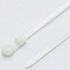 5) - Фото стяжка нейлонова кабельна з кріпленням 5x200 біла (100 шт) apro (ctrm-w5200)