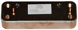 20490240 Вторичный теплообменник на газовый котел Baxi (12 пластин)